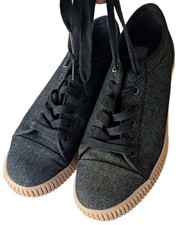 Tênis de lona Calvin Klein Jerome denim 34S1688 preto masculino comprar usado  Enviando para Brazil