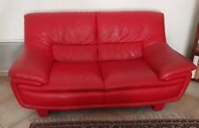 Canape cuir rouge d'occasion  Toulon-