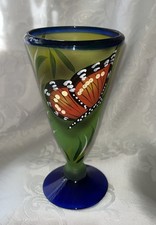 Glass vase conical for sale  GRANGE-OVER-SANDS