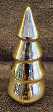 Gold ceramic christmas for sale  MANNINGTREE