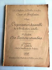 cours de fortification 1895 organisation d'ensemble et positions retranchées comprar usado cours de fortification 1895 organisation d'ensemble et positions retranchées comprar usado  Enviando para Brazil