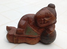 Sculpture bois bouddha d'occasion  Saint-Loubès