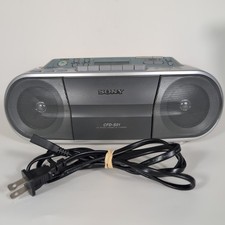 Rádio AM/FM estéreo Sony CFD-S01 CD player cassete boombox portátil testado comprar usado  Enviando para Brazil