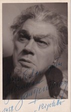 AUTOGRAPHED PHOTO OF OPERA SINGER Hans Reinmar baritone as Rigoletto comprar usado  Enviando para Brazil