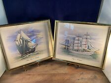 Pair nautical prints for sale  Mount Holly