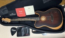 Guitarra acústica Fender American Acoustasonic Telecaster Bourbon Burst & Gig Bag comprar usado  Enviando para Brazil