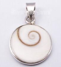 Oferta especial de desconto 925 prata SHIVA EYE pingente tradicional concha 1,1 polegadas comprar usado  Enviando para Brazil