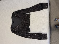 Sequin black crop for sale  Tampa