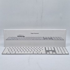 Teclado Apple Magic com teclado numérico, inglês dos EUA - branco (MXCJ3LL/A) comprar usado  Enviando para Brazil