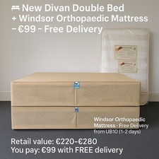 New divan double for sale  BRENTFORD
