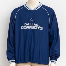 Camiseta/jaqueta pulôver manga longa Reebok NFL Dallas Cowboys azul/branco GG comprar usado  Enviando para Brazil