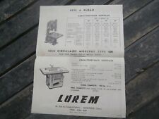 Brochure publicité machines d'occasion  Étain