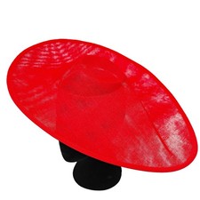 Red large fascinator for sale  HIGH WYCOMBE