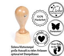 Holz stempel rundstempel gebraucht kaufen  Gefrees