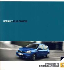 Brochure Catalogue RENAULT Clio Campus 10/2010 France comprar usado  Enviando para Brazil