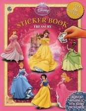 Disney Princess Sticker Book Treasury - Paperback, by Disney - Acceptable n comprar usado  Enviando para Brazil