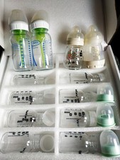 Glass baby bottle for sale  SURBITON
