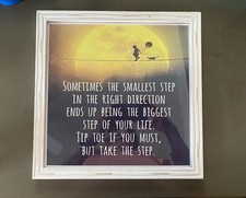 Encouragement print white for sale  Newton