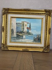 Antique oil painting d'occasion  Expédié en Belgium