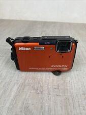 Câmera Digital Nikon COOLPIX AW110 16 MP Wi-Fi e Laranja Impermeável PARA PEÇAS comprar usado  Enviando para Brazil