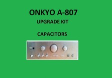 Amplificador estéreo ONKYO A-807 KIT DE REPARACIÓN - todos los condensadores comprar usado  Enviando para Brazil