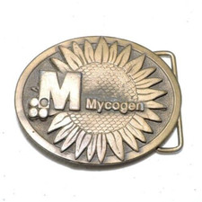 Fivela de cinto MYCOGEN SEED COMPANY Vintage Girassol Soja Milho por CD Hit, usado comprar usado  Enviando para Brazil