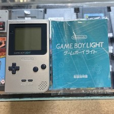 Console Gameboy Light prata + manual • MGB-101 • Game Boy • TESTADO/FUNCIONANDO! comprar usado  Enviando para Brazil