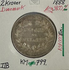 Danemark kroner 1888 d'occasion  Oullins