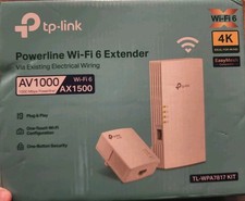 Kit extensor Powerline Wi-Fi 6 TL-WPA7817 - AX1500 Wi-Fi 6 comprar usado Kit extensor Powerline Wi-Fi 6 TL-WPA7817 - AX1500 Wi-Fi 6 comprar usado  Enviando para Brazil