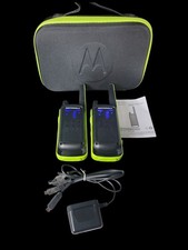 Rádios verdes bidirecionais Motorola T801 Talkabout conjunto de 2 com estojo testado/funcionando comprar usado  Enviando para Brazil