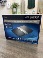 Roteador WiFi Cisco Linksys EA4500 450 Mbps Gigabit Wireless N900 com adaptador comprar usado  Enviando para Brazil