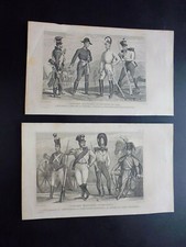 Gravure costumes militaires d'occasion Gravure costumes militaires d'occasion  Lunéville