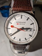 Relógio Mondaine Swiss Railways feminino quartzo 30 mm, usado comprar usado  Enviando para Brazil