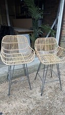 Bar stools natural for sale  WOKING