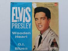 ELVIS PRESLEY  ORIG ITALIAN  45  G I BLUES  WOODEN HEART  ITALY comprar usado  Enviando para Brazil