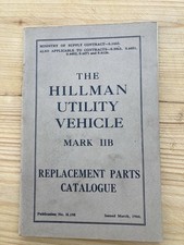 Hillman utility vehicle for sale  SWADLINCOTE