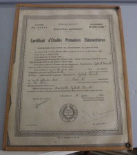 Ancien diplome brevet d'occasion  France
