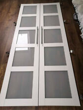 Portes dressing blanches d'occasion  Saint-Aubin-du-Cormier