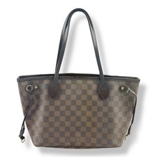 Używany, Louis Vuitton Brązowa Damier Neverfull PM Torebka na sprzedaż  Wysyłka do Poland