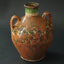 Jarro Amphora Hungria "His Nagy..." 1936 novembro 14 argila envidraçada 33 cm 1.MIN comprar usado  Enviando para Brazil