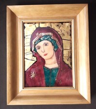 Vierge marie émail d'occasion  Bizanos