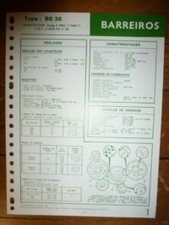 Bs36 fiche technique d'occasion  France