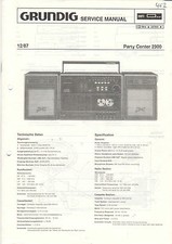Grundig service anleitung gebraucht kaufen  Oldenburg (Oldenburg)