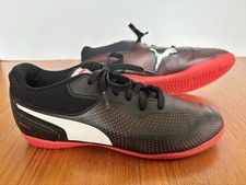 Tênis de futebol futsal juvenil tamanho 1.5 PUMA Truco III Jr indoor preto vermelho meninos meninas comprar usado  Enviando para Brazil