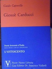Capovilla giosuè carducci usato  Fonte Nuova