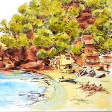 Plage paysage 20e d'occasion  Chancelade