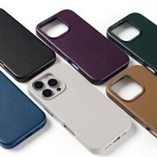 Leather Case For Apple iPhone 16/16 Plus/16 Pro/16 Pro Max Cover comprar usado  Enviando para Brazil