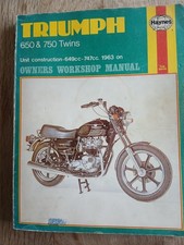 Haynes triumph bonneville for sale  CANTERBURY
