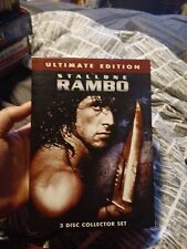 Rambo Trilogy: Ultimate Edition DVD RAMBO 1,2,3 First Blood One And Two Like New comprar usado  Enviando para Brazil