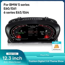 12,3" Digital Tacho Kombiinstrument LCD BMW 5 6er E60 E61 E63 E64 01-12 CCC CIC comprar usado  Enviando para Brazil